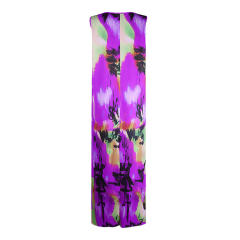 Floral Printed Casual Dresses Maxi Crew Neck Sexy Maxi Dress PQOM9041