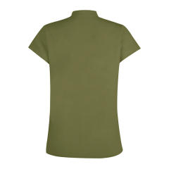 Summer Solid Color Blouses Women V-Neck Casual Streetwear PQOM9028