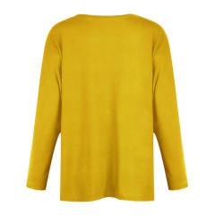 American Women T-Shirt Full Sleeve Crew Neck Fashion Tops PQOM9038