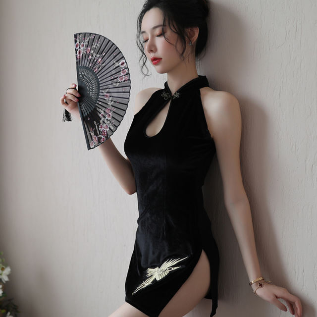 Classica Cheongsam For Women Sexy Lingerie Costume PQAR5152