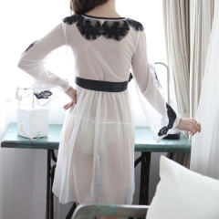 Sexy Mesh Sleepwear for Women Lace Nightgown PQAR5047A