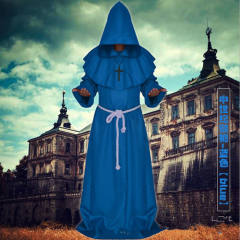 Ancient Religion Costumes Medieval Monks Robes Priests Christian Suits PQMY003A