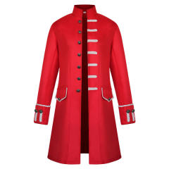 Medieval Retro Clothing Solid Color Men's Retro Coats PQMY002F