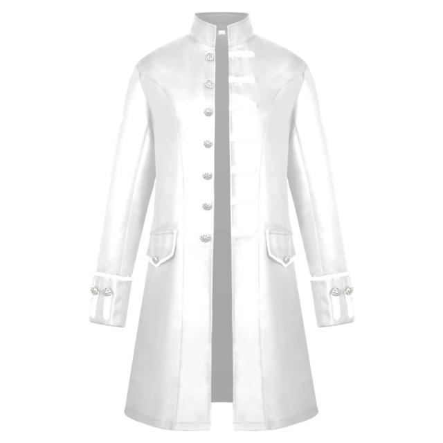 Solid Color Fashion Steampunk Theme Costume Medieval Clothing PQMY002D