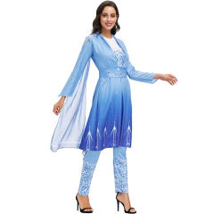 Halloween Uniform For Adult Female long-sleeved Princess Cosplay Costume PQMR45