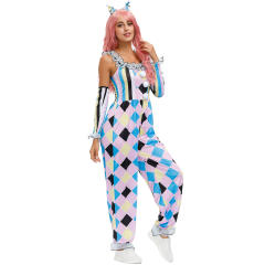 Carnival Clown Costumes Circus Performance Uniforms Halloween Costumes PQMR4568