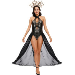 Halloween Hydra Witch Roman Girl Costume masquerade Fancy Dress PQMR4517
