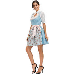 Beer Girl Costumes Bavarian Oktoberfest Uniform Women German Festival Costumes PQMR1554