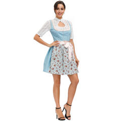Beer Girl Costumes Bavarian Oktoberfest Uniform Women German Festival Costumes PQMR1554