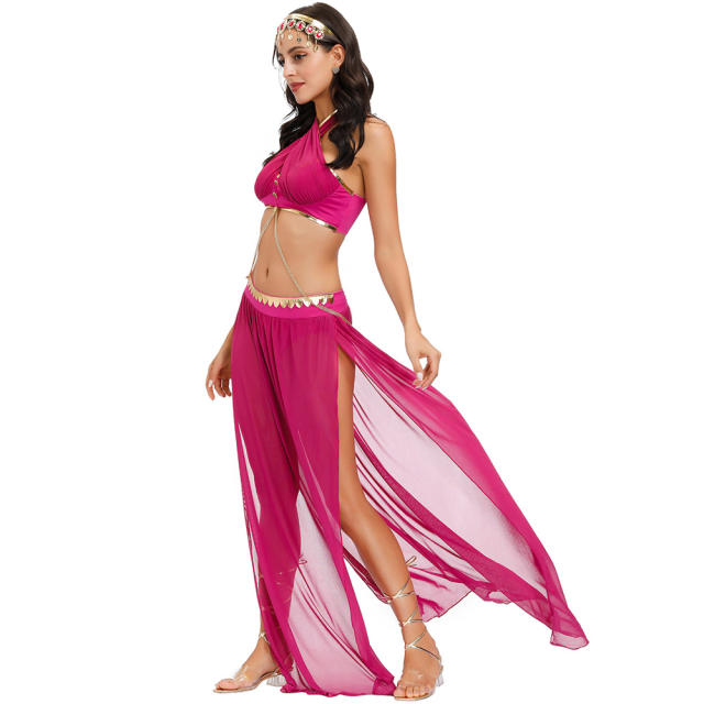 Halloween Arab Greek Princess Carnival Female Indian Dancer Costume PQMR4576