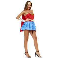 Woman Super Hero Cosplay Uniform Super Girl Cosplay Costume PQMR1035