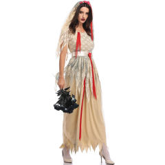 Halloween Costume Vampire Outfits Demon Ghost Bride Uniform PQMR1956