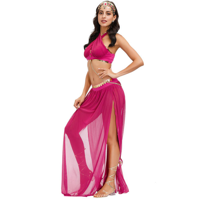 Halloween Arab Greek Princess Carnival Female Indian Dancer Costume PQMR4576