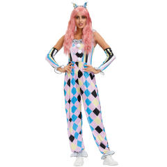 Carnival Clown Costumes Circus Performance Uniforms Halloween Costumes PQMR4568