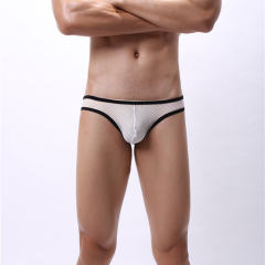 Men Gay Briefs Sissy Mesh Shorts Fetish Hole Underpants PQA4-47B
