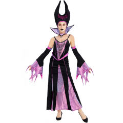 Sexy Witch Costume Vampire Evil Demon Queen Costume Magic Uniform PQMR9073