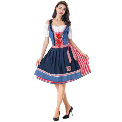 German Gavarian Dress Oktoberfest Costume October Folk Dance Uniform PQMR8165