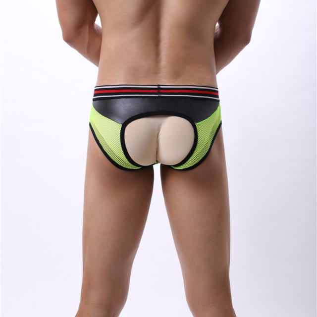 Summer Sexy Underwear Men Fetish Briefs Sissy Mesh Shorts PQA4-48C