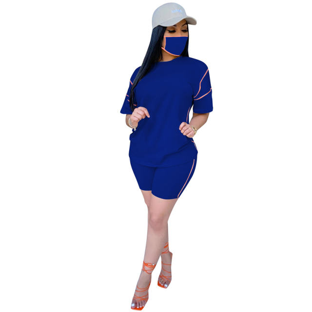 Leisure Tracksuits For Women Fashion Hip Pop Summer Streetwear PQCM765A