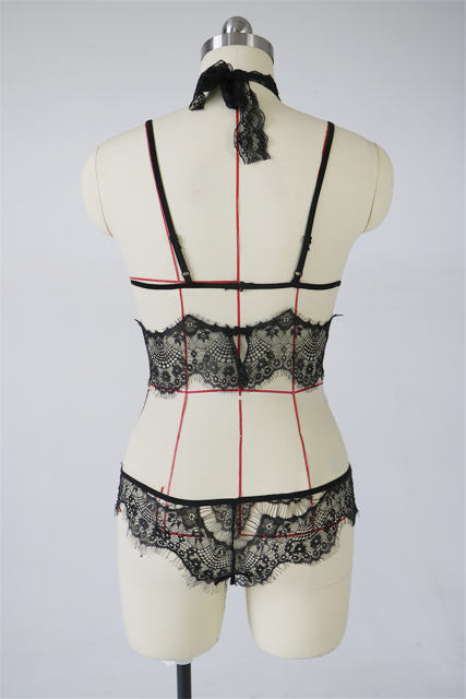 Eyelash Lace Lingerie Erotic Sexy Wire Free Underwear PQBS256