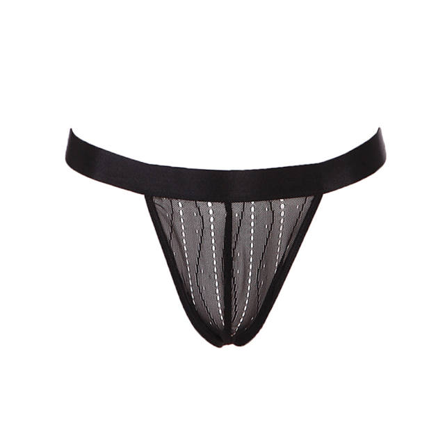 Men's Underwear Thin Section Sexy Transparent Breathable Low-rise Briefs PQ6630