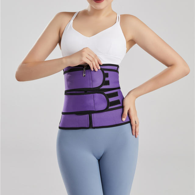 Postpartum Body Sculpting Yoga Exercise Waist Trainers Double Waist Belt PQXH822B