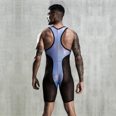 Men Sport Uniform Temptation Nightclub Sexy Sailor Suit Jumpsuit PQ7239