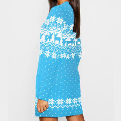 Women Winter Mini Dress Ugly Christmas Casual Dress PQ22922C
