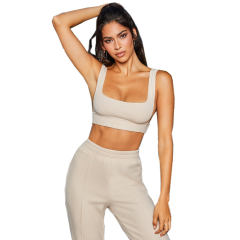 Camisole Tops Slim Sport Pants Leisure Yoga Set For Women PQLQ003
