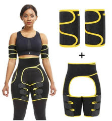 Buttocks Sweating Corset Neoprene Waist Support Leg Shaping Sauna Belt PQ55523C