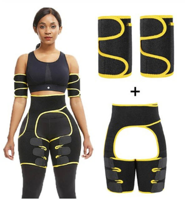 Leg Shaping Sauna Sweaty Buttocks Sweating Corset Neoprene Waist Support PQ55523B
