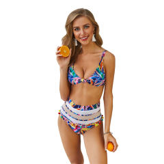 Striped Printed Beachwear Padded Bikinis Women Designer Swimwear PQ19018