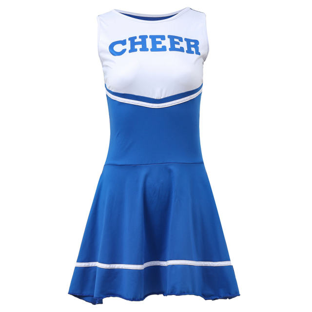 Green Color Cheerleaders Costume for Women School Girl Sport Uniform PQMR40E