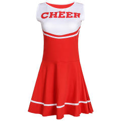 Green Color Cheerleaders Costume for Women School Girl Sport Uniform PQMR40E