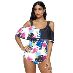Floral Printed Beach Wear Women Fashion Plus Size 3XL Monokinis PQ2018C