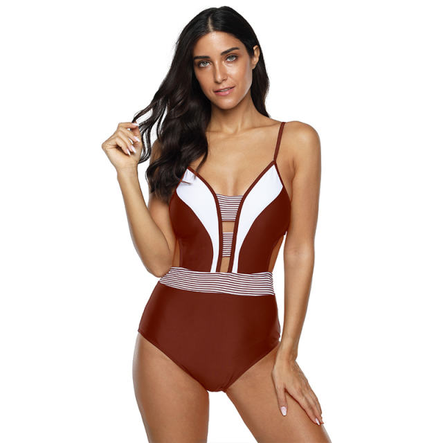 Wholesale One Piece Swimwear For Women Beachwear Plus Size Bathing Suit PQ2003