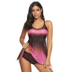 Female Super Size Beach Dress 5XL Women Swimdress PQ2038A