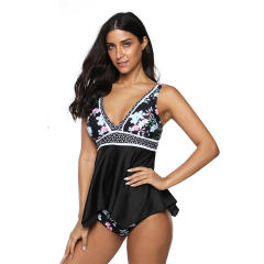 Big Women Swimdress Female 3XL Plus Size Low Waist Swimwear PQ2044