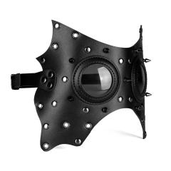 Faux Leather Halloween Mask Cosplay Bar Christmas Mask PQPBM020