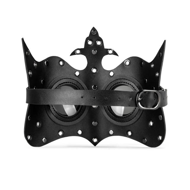 Halloween Cosplay PU Mask Bar Punk Party Easter Mask PQPBM021