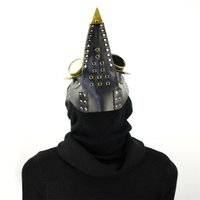 Steampunk Plague Doctor Mask Faux Leather PU Halloween Party Props PQHG079