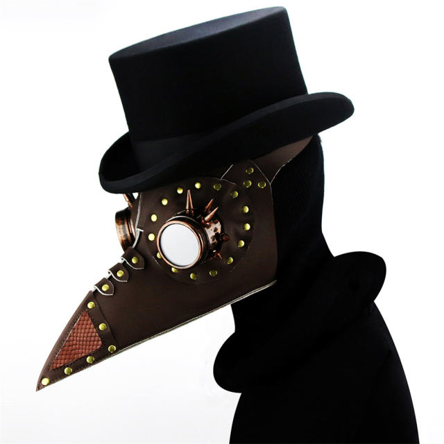 Steampunk Plague Beak Mask Halloween Holiday Party Props PQHG073