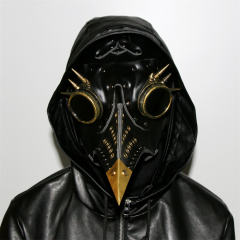 Steampunk Plague Doctor Mask Faux Leather PU Halloween Party Props PQHG079