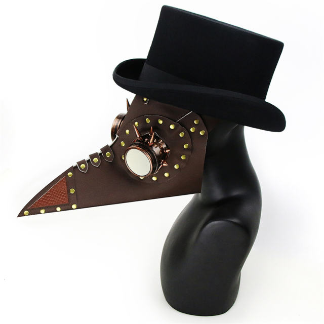 Steampunk Plague Beak Mask Halloween Holiday Party Props PQHG073