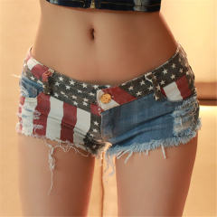 Summer Women's Low Waist Denim Shorts Sexy Beach Hot Pants PQMLY388