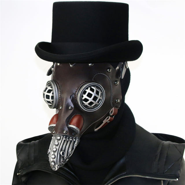 Steampunk Plague Beak Doctor Mask Halloween Party Props PQHG104