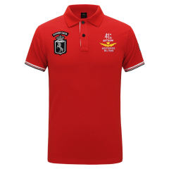 White Summer Cotton Lapel POLO Shirt Short Sleeve Men's Sports T-shirts PQ087A