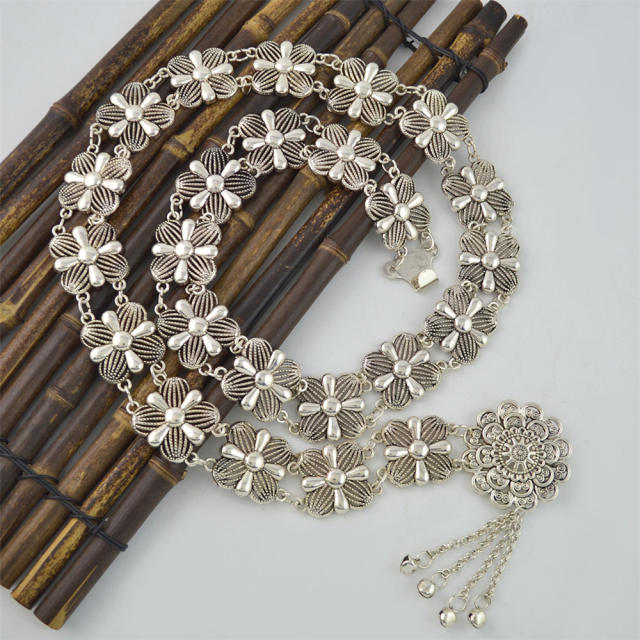 Fashion Flower Waist Chain Dance Waist Beach Leisure Body Chain PQ6975