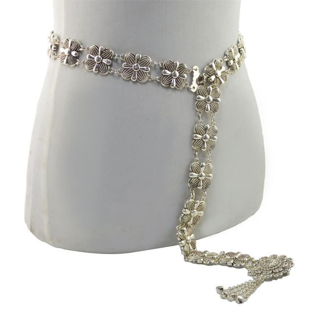 Fashion Flower Waist Chain Dance Waist Beach Leisure Body Chain PQ6975