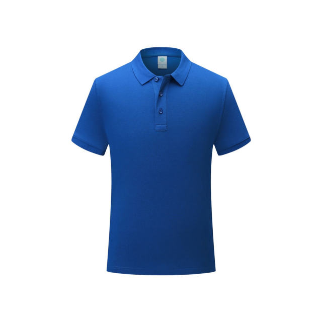 Black Pure Cotton Lapel Work Shirt for Men Women Officer Polo Shirts PQ7988A